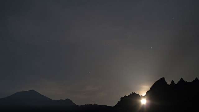 Mondereignis im Martinsloch in Elm 4. März 2026